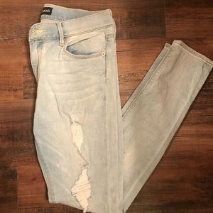 Express Distressed Jeggings